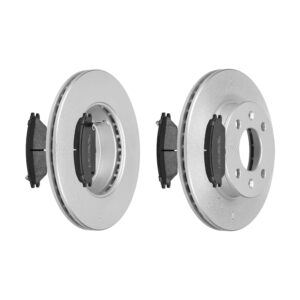 F.BECKER Bremsesæt, skivebremser 13810161 foraksel ventileret 241mm 15mm for HYUNDAI