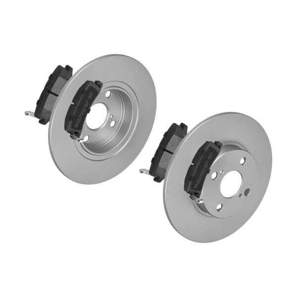 F.BECKER Bremsesæt, skivebremser 13810234 bagaksel fuld 266mm 9mm for TOYOTA