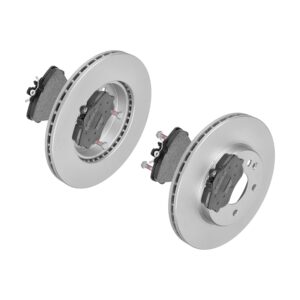 F.BECKER Bremsesæt, skivebremser 13810337 foraksel ventileret 284mm 22mm for MERCEDES-BENZ
