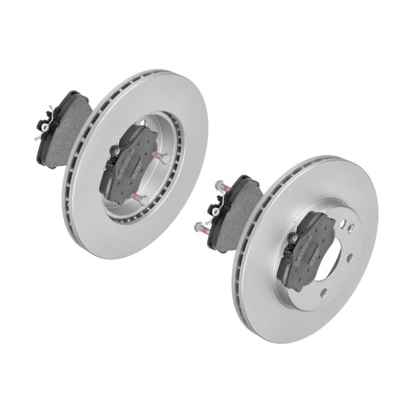F.BECKER Bremsesæt, skivebremser 13810337 foraksel ventileret 284mm 22mm for MERCEDES-BENZ