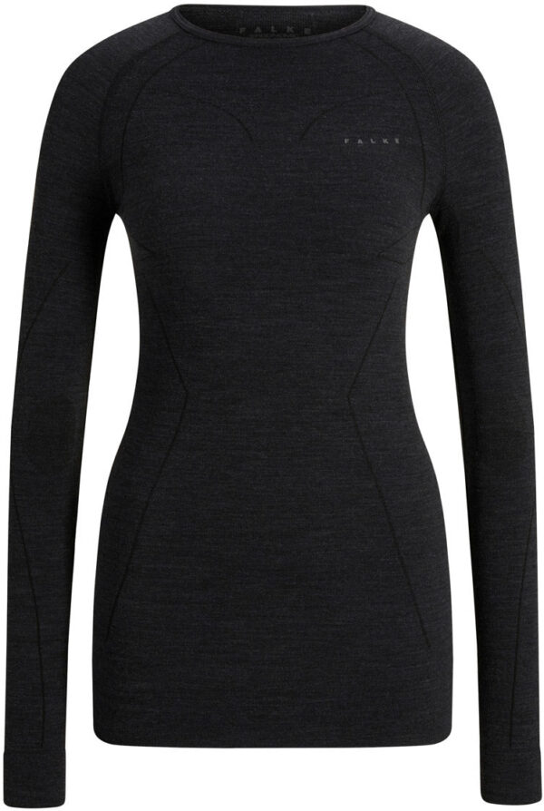 Falke Wt Longsleeved Shirt Regular Baselayer Dame Sort