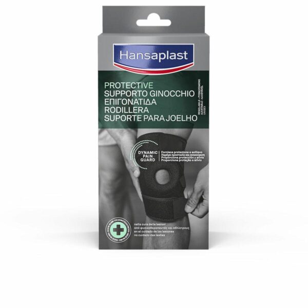 Hansaplast knæbeskytter Dynamic Pain Guard - sort, justerbar