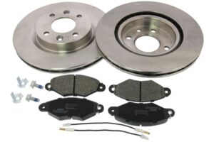 MAPCO Bremsesæt, skivebremser 47156 foraksel ventileret 259mm 20,7mm for NISSAN RENAULT DACIA