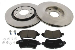 MAPCO Bremsesæt, skivebremser 47158 foraksel ventileret 266mm 20,5mm for PEUGEOT CITROËN