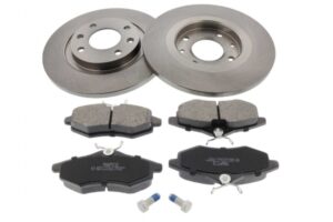 MAPCO Bremsesæt, skivebremser 47356 foraksel fuld 266mm 13mm for CITROËN PEUGEOT