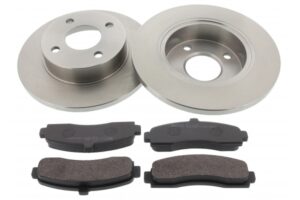 MAPCO Bremsesæt, skivebremser 47500 foraksel fuld 234mm 12mm for NISSAN