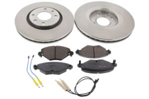 MAPCO Bremsesæt, skivebremser 47565 foraksel ventileret 283mm 17,7mm for PEUGEOT DS CITROËN