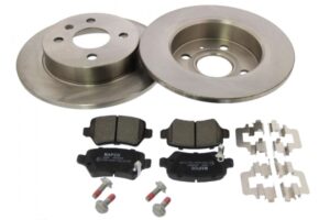 MAPCO Bremsesæt, skivebremser 47691 bagaksel fuld 240mm 10mm for VAUXHALL OPEL HOLDEN KIA