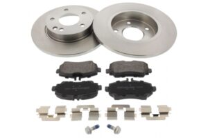 MAPCO Bremsesæt, skivebremser 47801 foraksel fuld 260mm 12mm for MERCEDES-BENZ