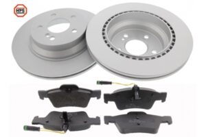 MAPCO Bremsesæt, skivebremser 47814hps bagaksel ventileret 300mm 16,7mm for MERCEDES-BENZ