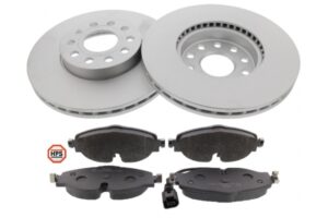MAPCO Bremsesæt, skivebremser 47839hps foraksel ventileret 288mm 20,4mm for VAG VW