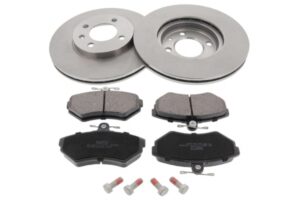 MAPCO Bremsesæt, skivebremser 47852 foraksel ventileret 256mm 20mm for VAG