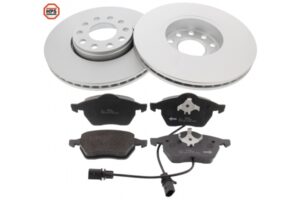 MAPCO Bremsesæt, skivebremser 47927hps foraksel ventileret 288mm 19,8mm for VAG VW SEAT