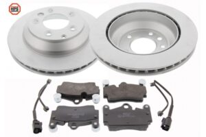 MAPCO Bremsesæt, skivebremser 47990hps bagaksel ventileret 330mm 28mm for PORSCHE VW VAG