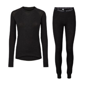 Mckinley Wool Uld Baselayer Skiundertøj Dame 32/34 Sort