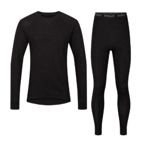 Mckinley Wool Uld Baselayer Skiundertøj Herre Sort