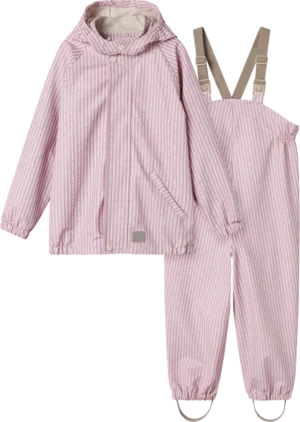 Oddy Regnsæt - Pink Stripe - 86