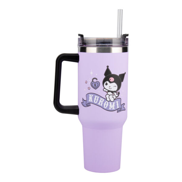 Paladone Kuromi Rejsekop med Sugerør - 900ml