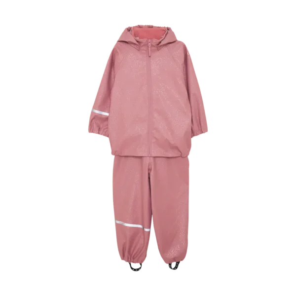 Regnsæt m. Glitter Print - Nostalgia Rose - 100