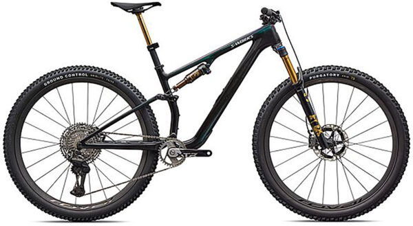 Specialized S-Works Epic 8 EVO Di2 2026 - Gloss Carbon / Green to Purple