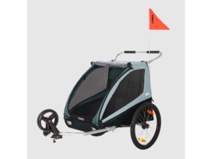 Thule Coaster XT cykeltrailer til 2 børn blå