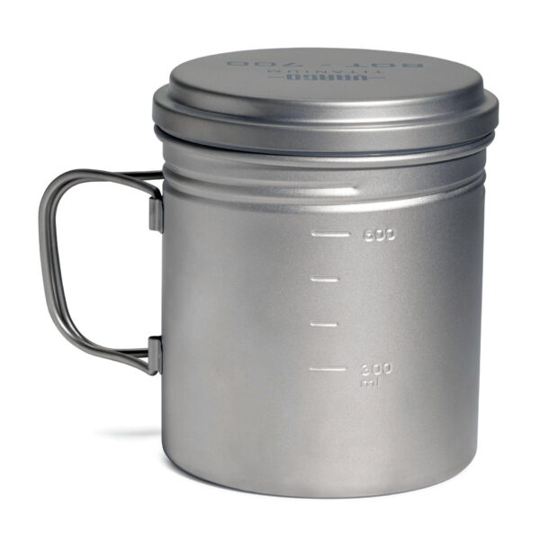 Vargo Bot Flaske og Gryde - 0.7L - Titanium