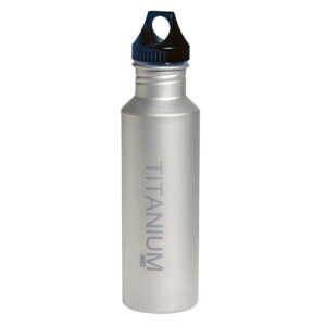 Vargo Titanium Vandflaske - 650ml - Grå/Sort