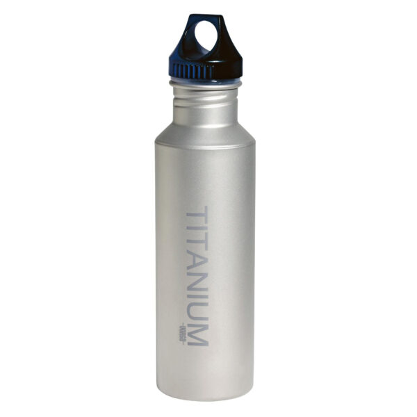 Vargo Titanium Vandflaske - 650ml - Grå/Sort