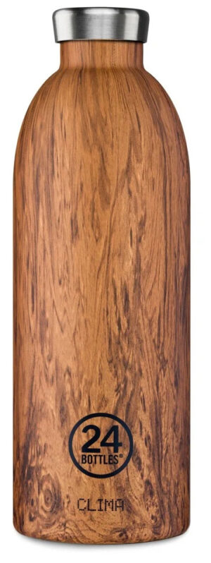 24Bottles Clima Drikkedunk - 0,85L - Sequoia Wood Print