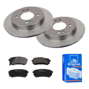 ATE Bremsesæt, skivebremser 142022106 bagaksel fuld 234mm 10mm for HYUNDAI KIA