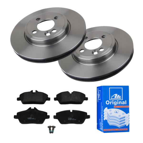 ATE Bremsesæt, skivebremser 142022457 foraksel ventileret 280mm 22mm for MINI BMW