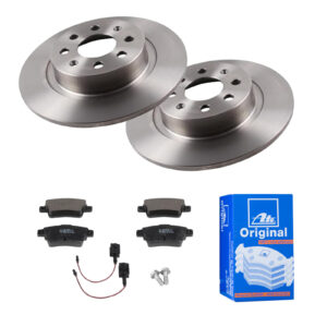 ATE Bremsesæt, skivebremser 142041886 bagaksel fuld 264mm 10mm for OPEL FIAT