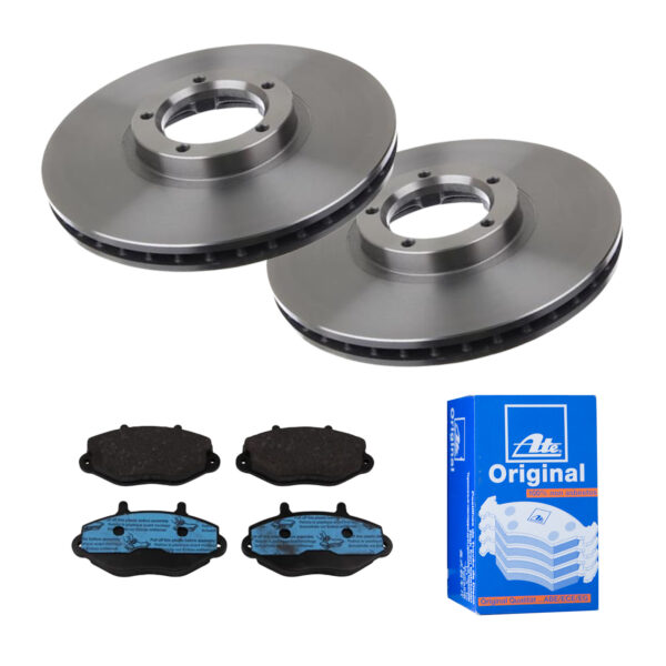 ATE Bremsesæt, skivebremser 142042336 foraksel ventileret 270mm 24mm for FORD