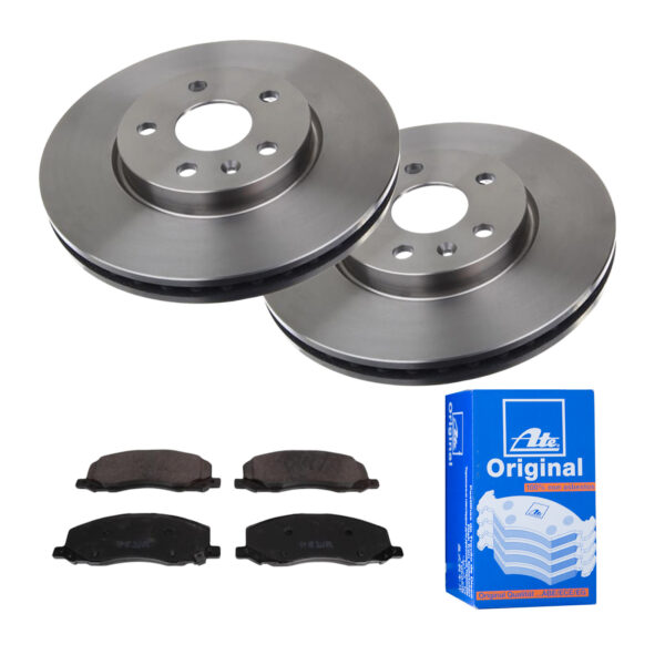 ATE Bremsesæt, skivebremser 142042574 foraksel ventileret 321mm 30mm for OPEL VAUXHALL SAAB CHEVROLET