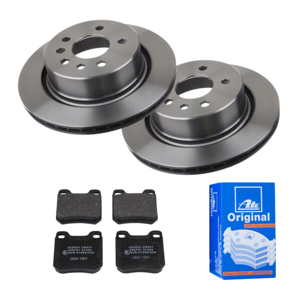 ATE Bremsesæt, skivebremser ijf141gxq0 bagaksel ventileret 286mm 20mm for VAUXHALL OPEL SAAB