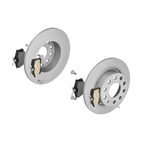 ATE Bremsesæt, skivebremser ijf141hfj8 bagaksel fuld 253mm 10mm for PEUGEOT CITROËN SEAT VAG SKODA