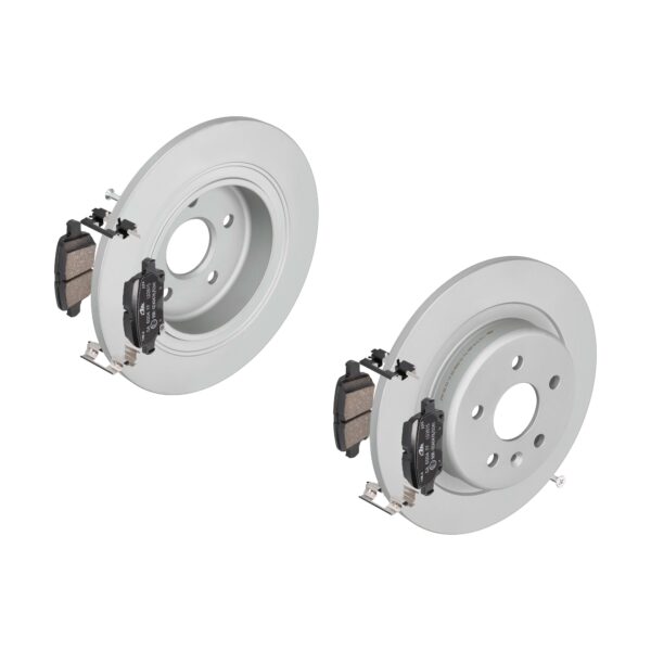 ATE Bremsesæt, skivebremser ijzjsg6el2 bagaksel fuld 288mm 12mm for OPEL VAUXHALL