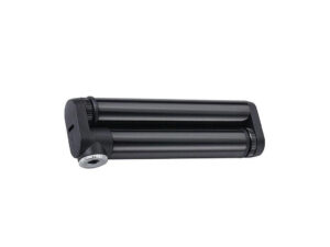 BBB DoubleShot minipumpe 120 mm lang sort