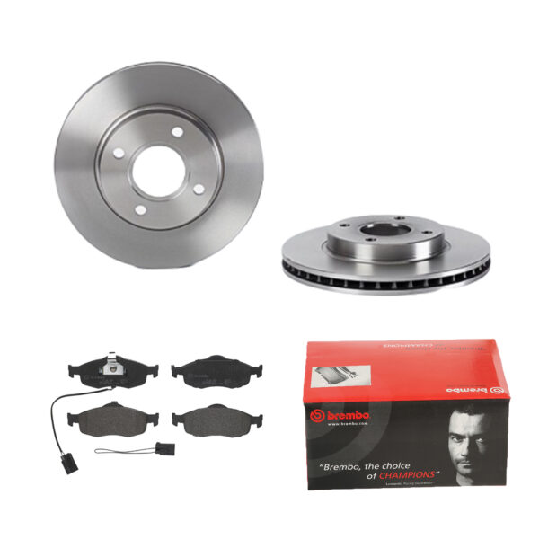 BREMBO Bremsesæt, skivebremser 142054595 foraksel indvendig ventileret 260mm 24mm for FORD MERCURY