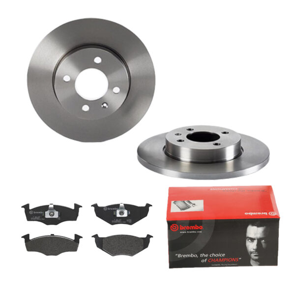 BREMBO Bremsesæt, skivebremser 142054851 foraksel fuld 256mm 13mm for VW