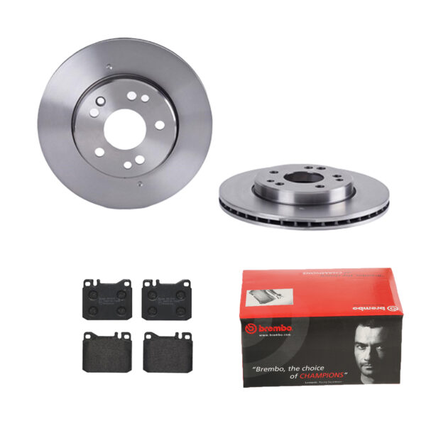 BREMBO Bremsesæt, skivebremser 142055269 foraksel indvendig ventileret 284mm 22mm for MERCEDES-BENZ