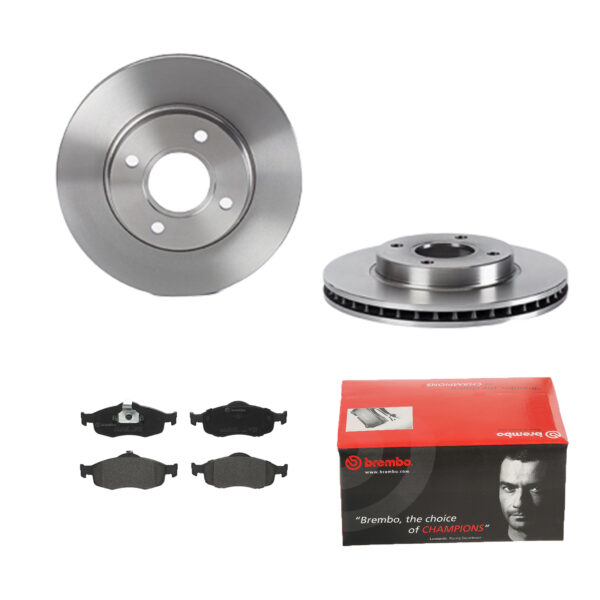 BREMBO Bremsesæt, skivebremser 142055491 foraksel indvendig ventileret 260mm 24mm for FORD MERCURY