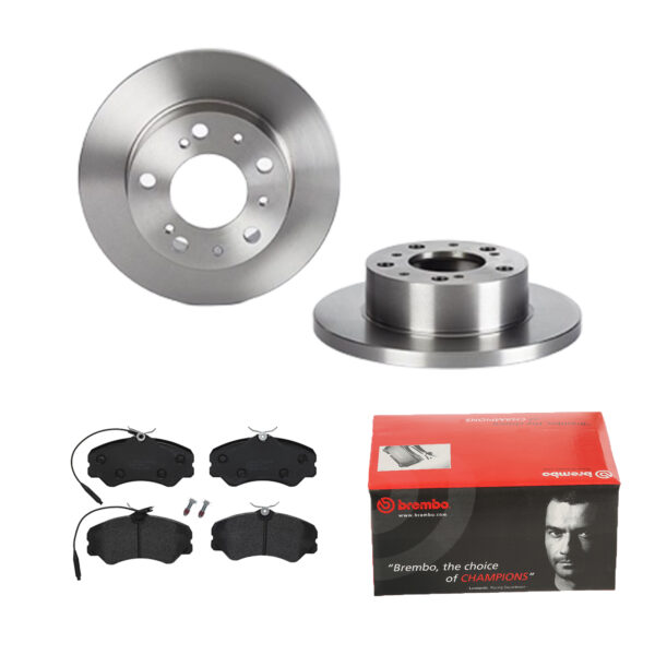 BREMBO Bremsesæt, skivebremser 142055557 foraksel fuld 256mm 16mm for PEUGEOT CITROËN FIAT