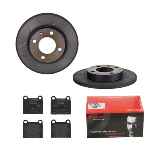 BREMBO Bremsesæt, skivebremser 142055698 foraksel lukket 239mm 12mm for AUDI SEAT VW SKODA