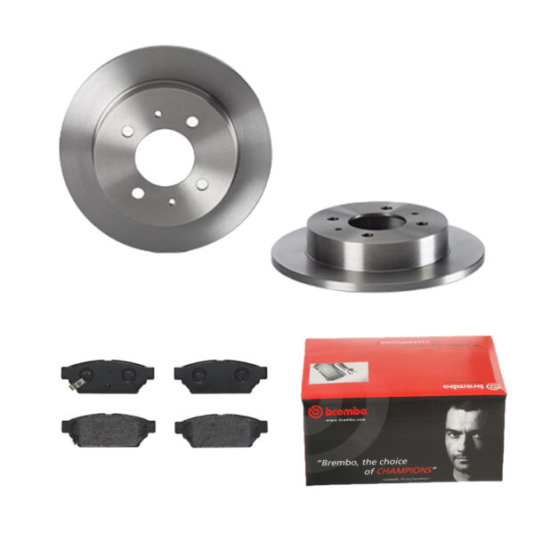 BREMBO Bremsesæt, skivebremser 142056303 bagaksel fuld 236mm 10mm for MITSUBISHI NISSAN