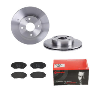 BREMBO Bremsesæt, skivebremser 142056673 foraksel indvendig ventileret 235mm 18mm for ISUZU MAZDA NISSAN MITSUBISHI