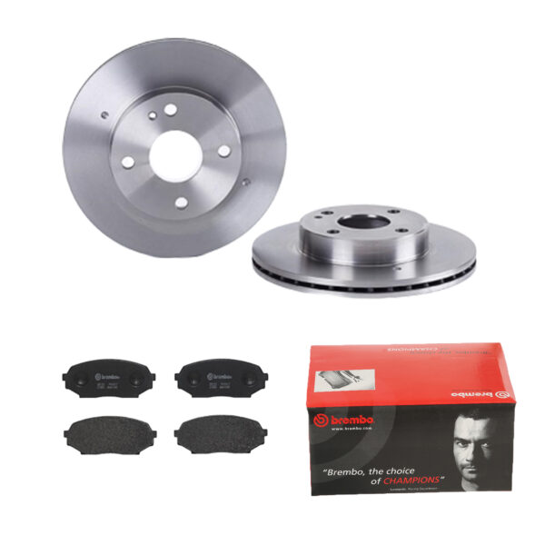 BREMBO Bremsesæt, skivebremser 142056673 foraksel indvendig ventileret 235mm 18mm for ISUZU MAZDA NISSAN MITSUBISHI