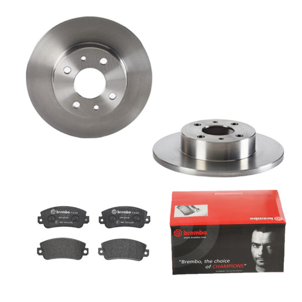 BREMBO Bremsesæt, skivebremser 142056988 foraksel fuld 240mm 12mm for ALFA ROMEO FIAT INNOCENTI LANCIA FSO SKODA AUDI VW