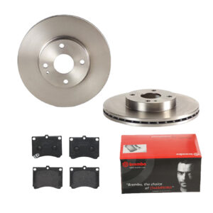 BREMBO Bremsesæt, skivebremser ijdtidf916 foraksel indvendig ventileret 257mm 22mm for MAZDA MITSUBISHI FORD MERCURY