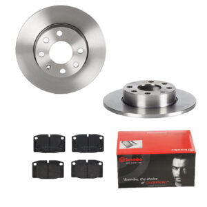 BREMBO Bremsesæt, skivebremser ijdtidfu78 foraksel fuld 236mm 10mm for OPEL VAUXHALL BEDFORD